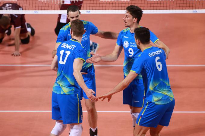 "Zdaj smo še korak bližje zaključnemu turnirju, zato moramo biti zadovoljni," je dejal Gasparini. | Foto: FIVB