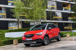 Opel crossland X: 1.900 kilometrov na bencin, poraba pa pod šestimi litri na sto kilometrov