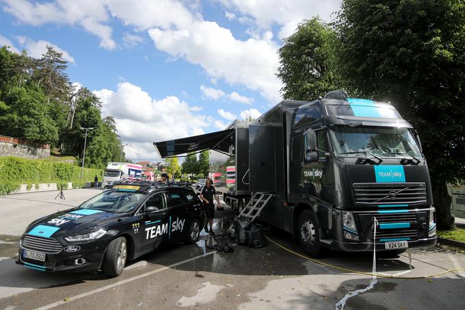 Team Sky je pripravljen, da v Sloveniji osvoji kakšno od etap. | Foto: 