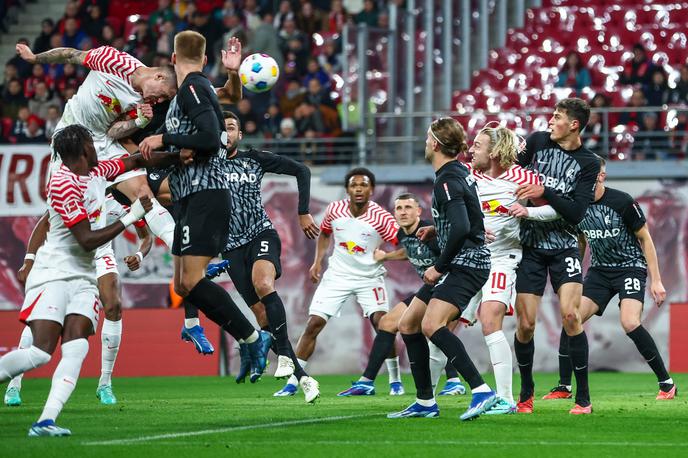 RB Leipzig, Benjamin Šeško | Leipzig je s 3:1 premagal Freiburg. Benjamin Šeško je bil v začetni postavi domačih in igral do 63. minute, Kevin Kampl je vstopil s klopi. | Foto Guliverimage