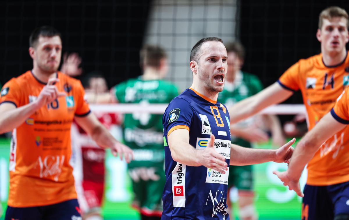 ACH Volley - Noliko Maaseik | ACH Volley je v petkovi tekmi 14. kroga 1. DOL s 3:0 premagal kranjski Triglav. | Foto Aleš Fevžer