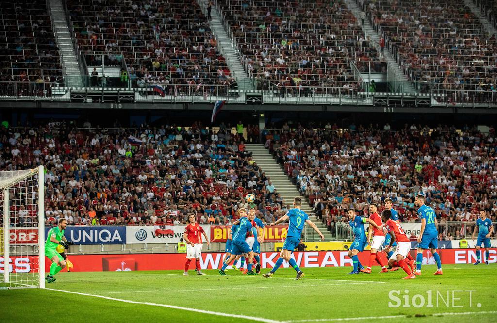 slovenska nogometna reprezentanca Avstrija Celovec kvalifikacije Euro 2020