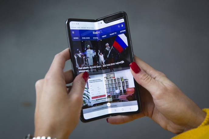 Samsung Galaxy Fold | Samsung Galaxy Fold: edinstven, drugačen, avantgarden, morda še vedno občutljiv, vsekakor pa (zelo) drag | Foto Bojan Puhek