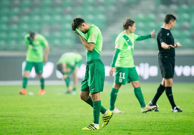 Poraz proti Mariboru v Stožicah je bil najbolj grenak v prvem delu sezone. | Foto: Vid Ponikvar