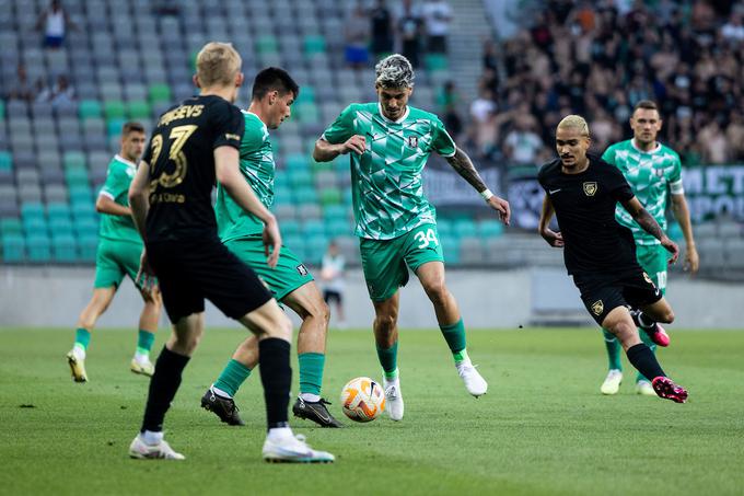 liga prvakov NK Olimpija Valmiera Mustafa Nukić | Foto: Vid Ponikvar/Sportida