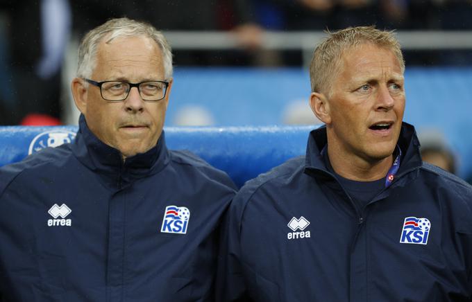 Heimir Hallgrimsson in Lars Lagerbäck sta poskrbela za podvig. | Foto: 