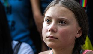 Greta Thunberg se z vlakom vrača domov