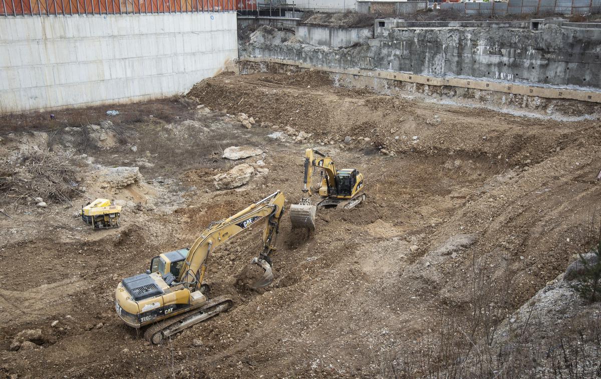 gradbišče celovški dvori gradnja spar nakupovalno središče | Moškemu ni bilo več pomoči. Fotografija je simbolična. | Foto Bojan Puhek