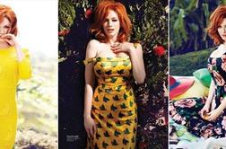 Seksi in popolna Christina Hendricks na naslovnici revije