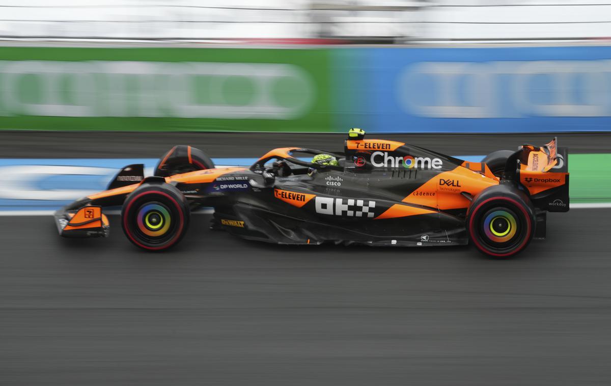 Zandvoort Lando Norris McLaren | Lando Norris bo tretjič letos na prvem štartnem položaju, s katerega pa mu še ni uspelo zmagati. | Foto Guliverimage