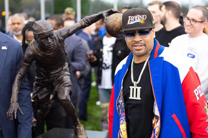 Allen Iverson | Allen Iverson je dobil spomenik. | Foto Reuters