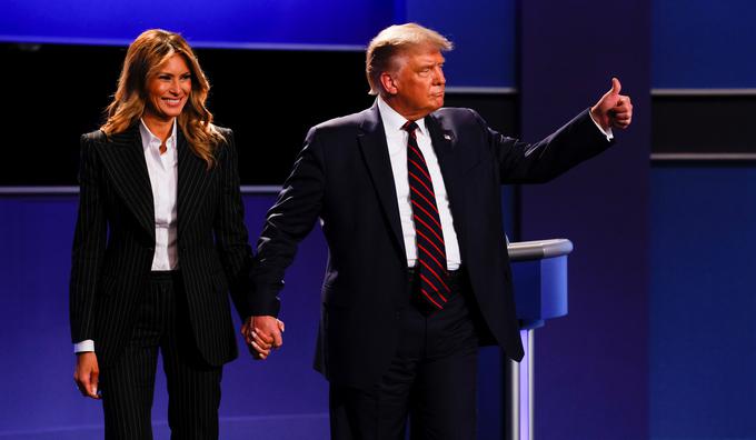 Melania in Donald Trump | Foto: Reuters