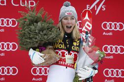 Mikaela Shiffrin spet bistveno prehitra za vse