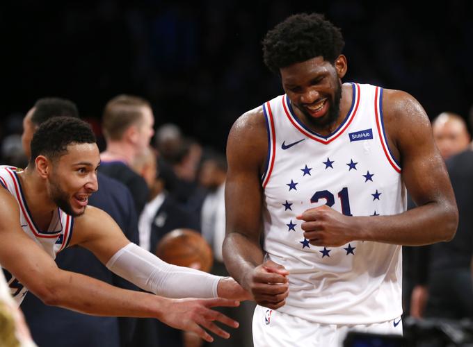 Joel Embiid je dosegel 31 točk. | Foto: Reuters