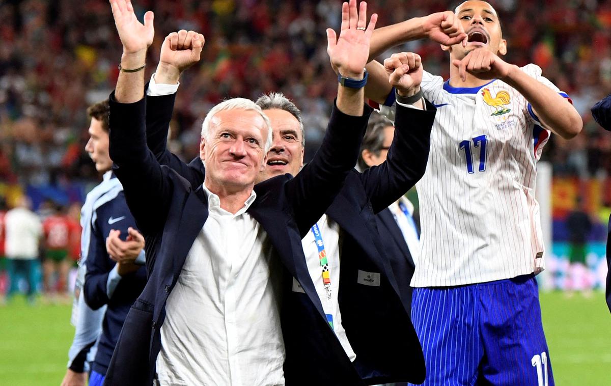 Francija Euro 2024 Didier Deschamps | Francoski selektor Didier Deschamps bo po svetovnem prvenstvu 2026 odstopil s položaja.  | Foto Reuters