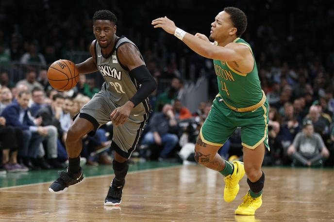 Caris LeVert | Brooklyn Nets so na krilih Carisa LeVerta, ki je dosegel 51 točk, s 129:120 v podaljšku premagali Boston. | Foto Reuters