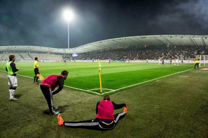 Prizor z uvodne letošnje tekme v Ljudskem vrtu med Mariborom in Celjem. | Foto: 