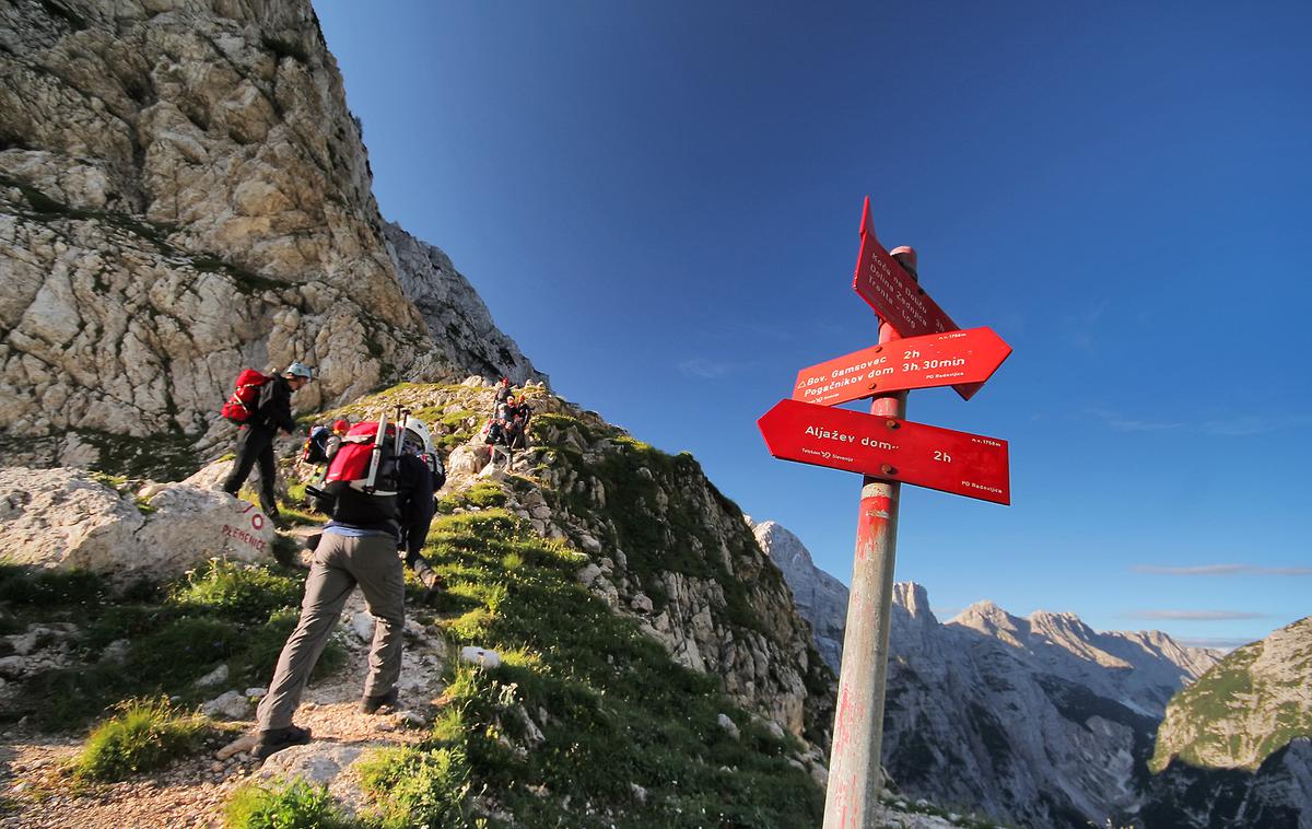 Triglav gora pohodništvo | Slovenske planinske poti so razvrščene v tri kategorije. Večina je označenih kot lahka planinska pot. | Foto Ana Pogačar (www.slovenia.info)