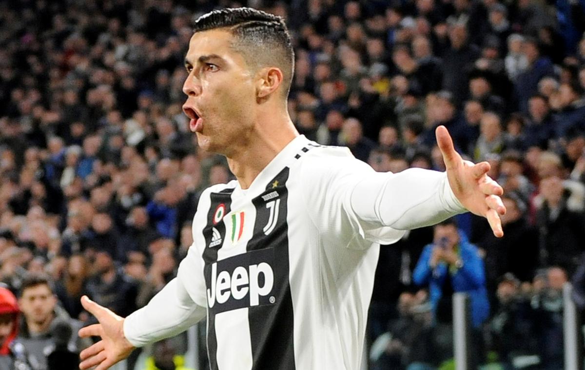 Cristiano Ronaldo | Cristiano Ronaldo je poskrbel za zmagoviti zadetek Juventusa ob zmagi nad Spalom. To je bil njegov deveti zadetek v serie A, s čimer je skočil na vrh lestvice strelcev. | Foto Reuters