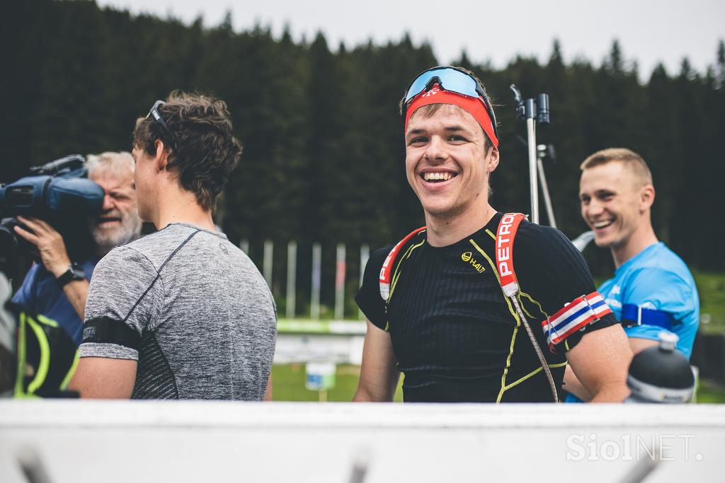 trening biatlon streljanja Alex Cisar