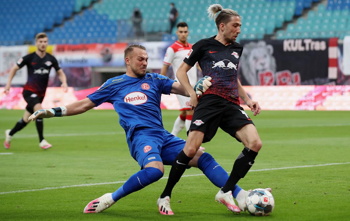 Kevin Kampl Leipzig | Kevin Kampl je s soigralci v izdihljajih tekme zapravil dve točki. | Foto Getty Images