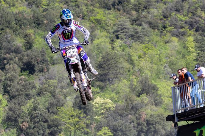 Yamaha Andrea Bonacorsi | Andrea Bonacorsi je v drugi vožnji VN Trentina v razredu MX2 osvojil tretje mesto. | Foto Guliverimage