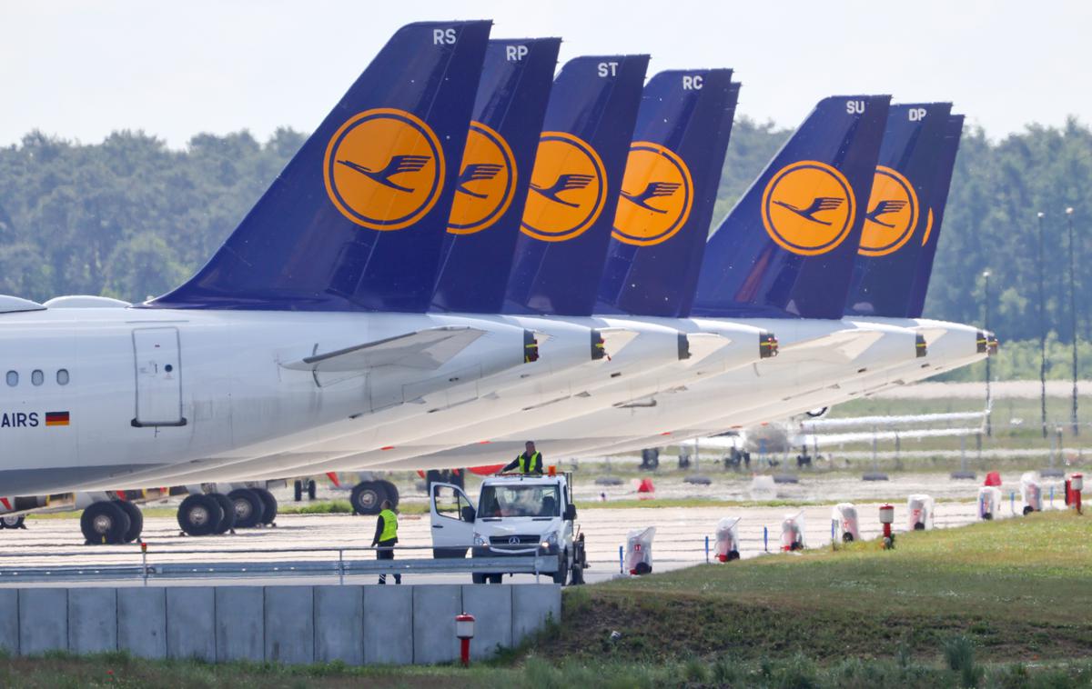 Lufthansa | Do kaosa je sicer prišlo v času tik pred za petek napovedano nacionalno letalsko stavko. | Foto Reuters