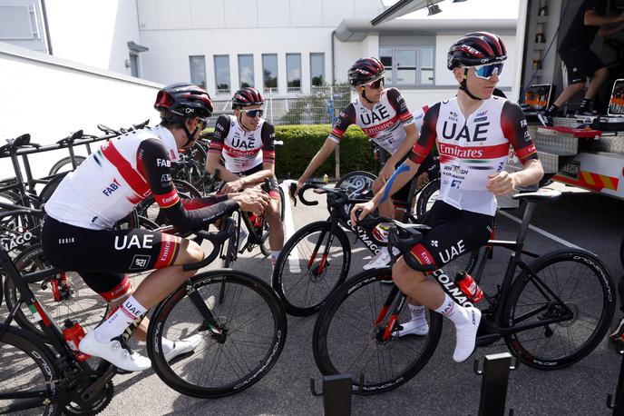 Tadej Pogačar, UAE Emirates, TDF22 | Ekipo UAE Emirates bo okrepil avstrijski kolesar Felix Grossschartner. | Foto Reuters