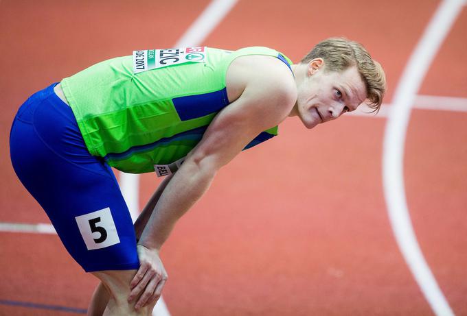 Janežič ni imel občutka, da bi šlo karkoli narobe. "Zdaj se moram čim bolje regenerirati do popoldanskega nastopa," je v mešani coni razlagal zbranim slovenskim novinarjem. | Foto: Vid Ponikvar