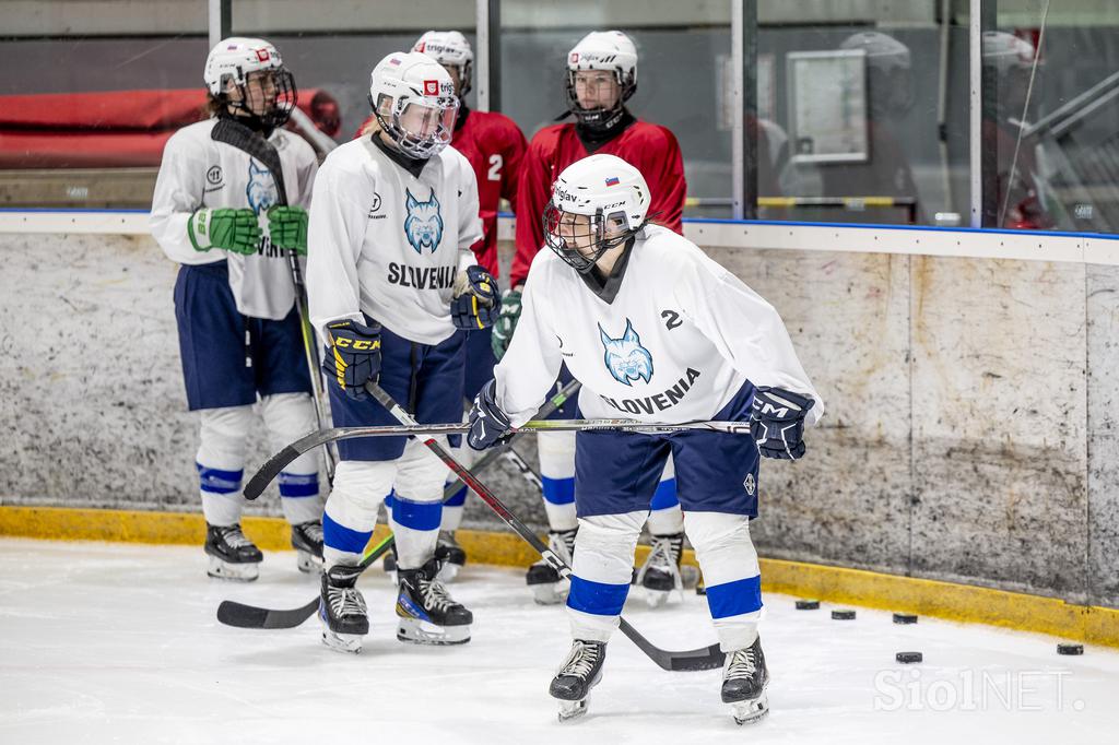 Trening ženske hokejske reprezentance