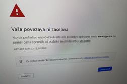 Kaj se je dogajalo z Ajpesovo spletno stranjo?