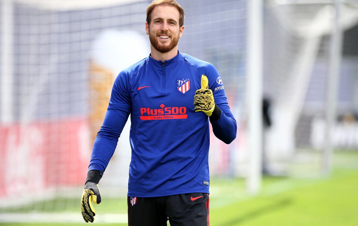 Jan Oblak | Jan Oblak se je po skoraj dveh mesecih vrnil na trening s soigralci. | Foto Atletico Madrid