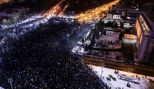 Zmaga protestnikov v Romuniji: vlada bo umaknila sporni odlok