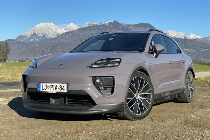 Porsche macan | Električni macan je dolg 4,7 metra, širok je 1,9 metra, medosna razdalja znaša 2,89 metra.  | Foto Gregor Pavšič