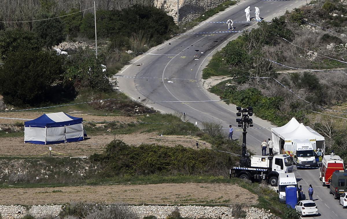 Prizorišče umora malteške novinarke Daphne Caruana Galizia | Foto Reuters