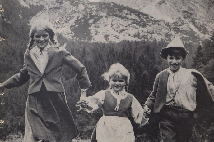 Jasna Vidmajer | Mojca (Jasna Krofak), Tinkara (Fanika Podobnikar) in Kekec (Zlatko Krasnič). | Foto Joco Žnidaršič