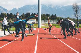 Skakalci trening Kranj priprave