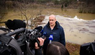 Minister Leben obiskal poplavljeno območje