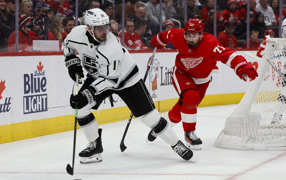 Los Angeles Kings Anže Kopitar |  V vrstah poraženih gostov je njihov slovenski kapetan Anže Kopitar zbral dve podaji. | Foto Reuters