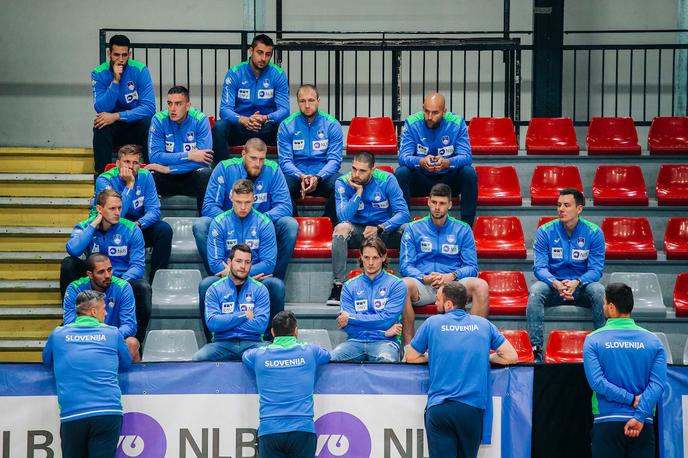 Slovenska rokometna reprezentanca, trening | Slovenci se v okrnjeni zasedbi pripravljajo na pester januarski ritem tekem. | Foto Siniša Kanižaj/Sportida