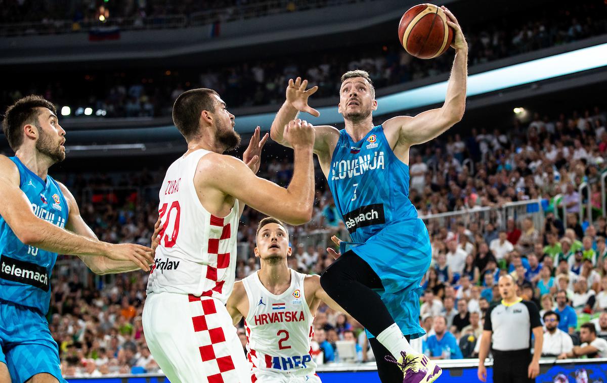 slovenska košarkarska reprezentanca : Hrvaška Goran Dragić | Slovenski košarkarji so vknjižili pomembno zmago, Hrvate so nadigrali s 97:69. | Foto Matic Klanšek Velej/Sportida