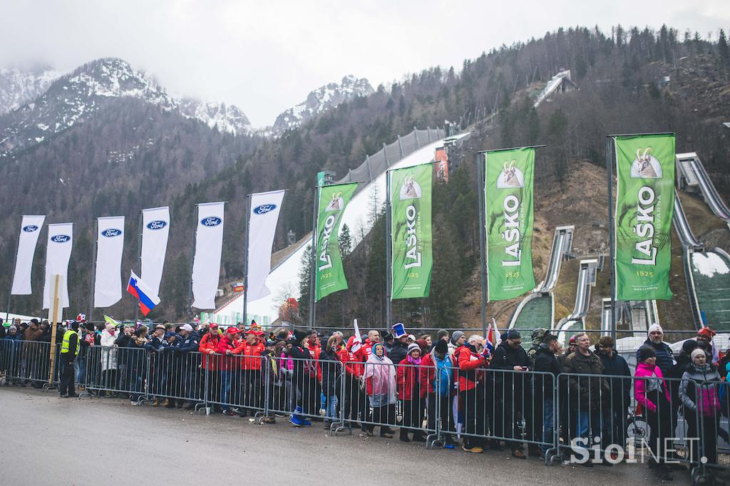 Planica 2023, navijači, petek