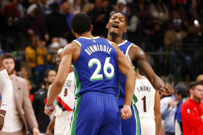 Spencer Dinwiddie in Dorian Finney Smith bosta sezono nadaljevala pri Brooklynu. | Foto: Guliverimage/Vladimir Fedorenko