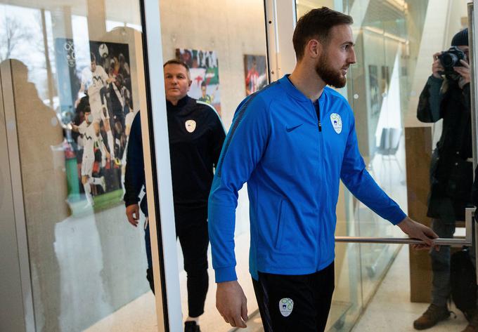 Jan Oblak je na tokratni zbor v dogovoru s selektorjem Matjažem Kekom zamudil. | Foto: Vid Ponikvar