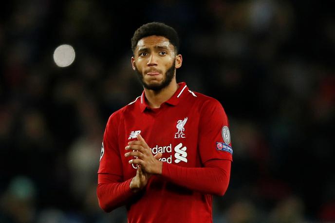 Joe Gomez | Joe Gomez si je na reprezentančni akciji poškodoval koleno. Kako dolgo bo branilec Liverpoola odsoten z zelenic, še ni jasno. | Foto Reuters