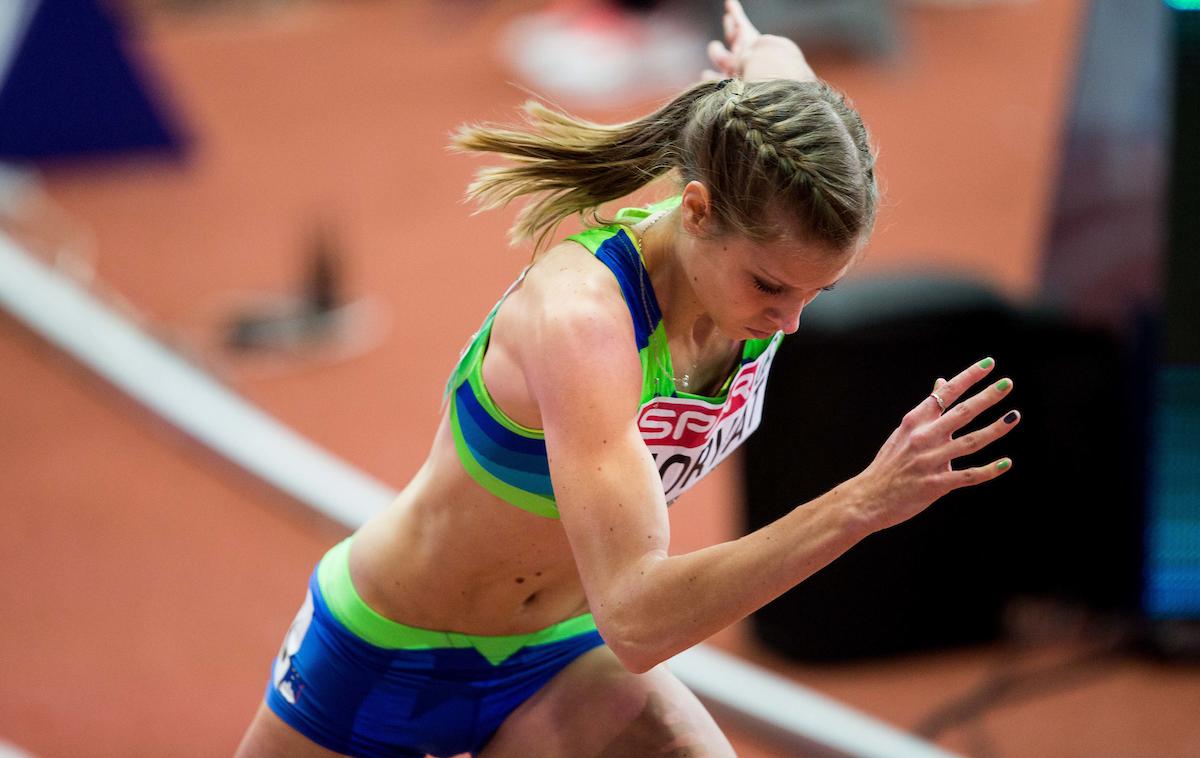 Anita Horvat | Anita Horvat je v Savoni v teku na 800 m z osebnim rekordom 2:01,60 zasedla drugo mesto.  | Foto Vid Ponikvar