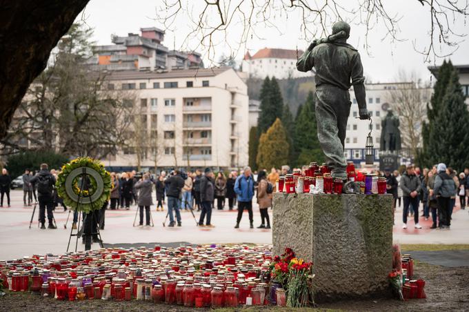 Dan žalovanja v spomin na žrtve tragične nesreče v Premogovniku Velenje. | Foto: STA