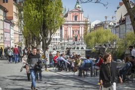 Odprtje gostinskih teras v Ljubljani