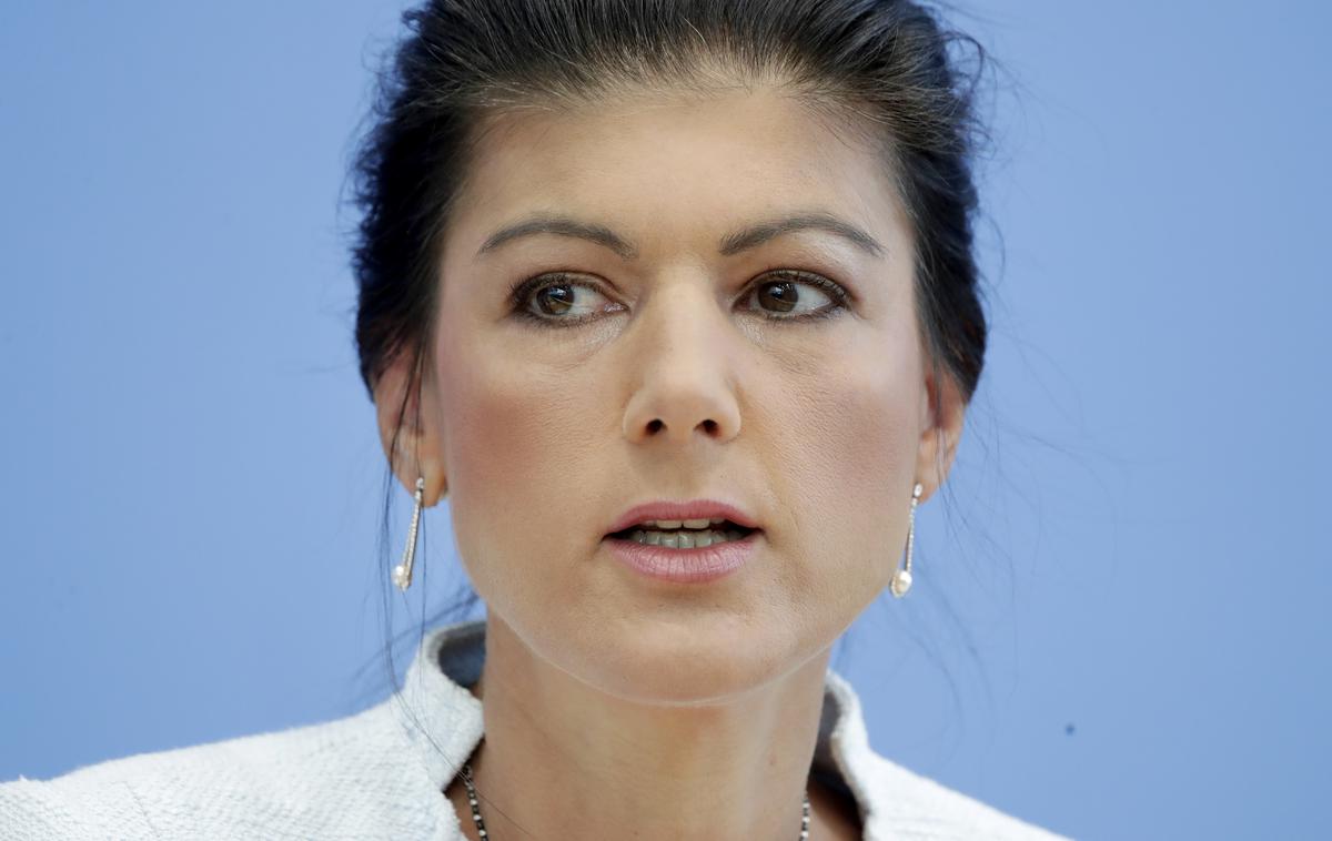 Sahra Wagenknecht | Sahra Wagenknecht je postala ljubljenka nemške skrajne desnice, ker ni želela podpreti sankcij proti Rusiji zaradi invazije Ukrajine. | Foto Guliverimage