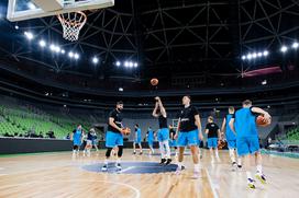 slovenska košarkarska reprezentanca trening